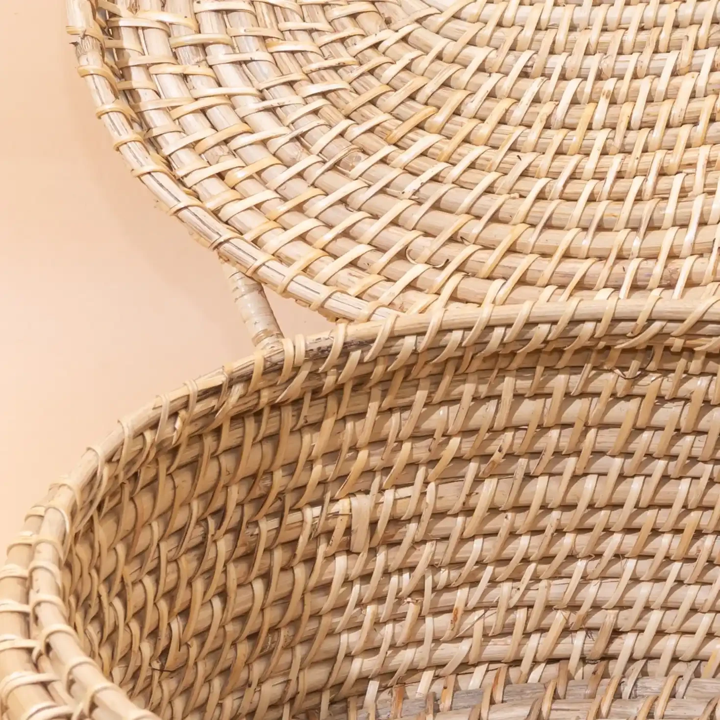 Large Bamboo basket with Lid