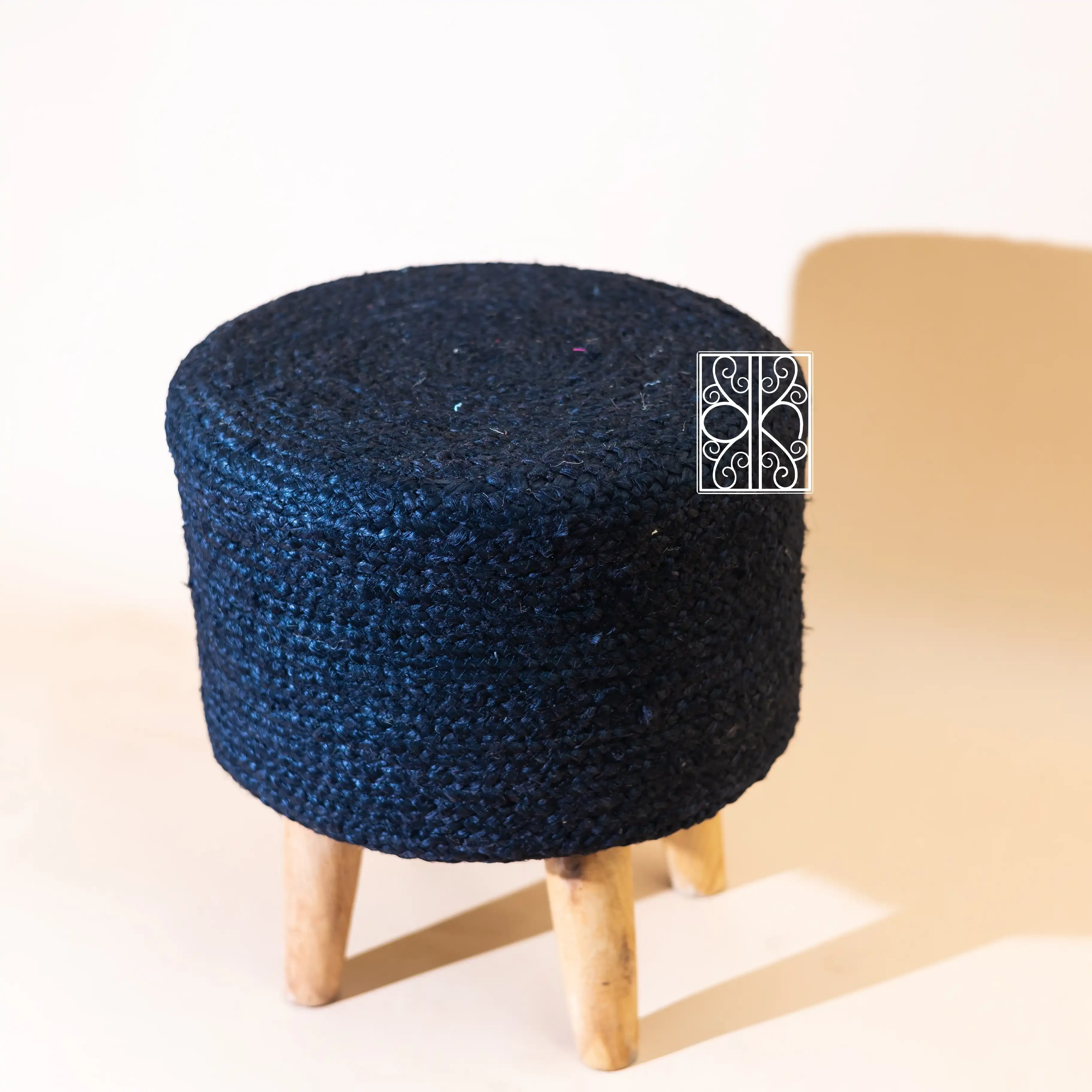 Ottoman Jute Stool
