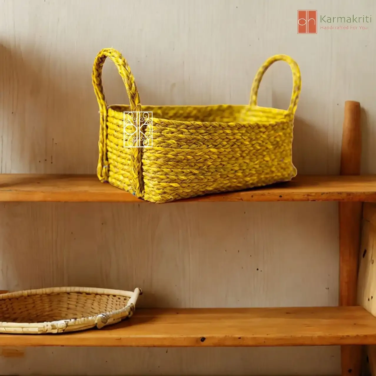 Handwoven Seagrass storage basket