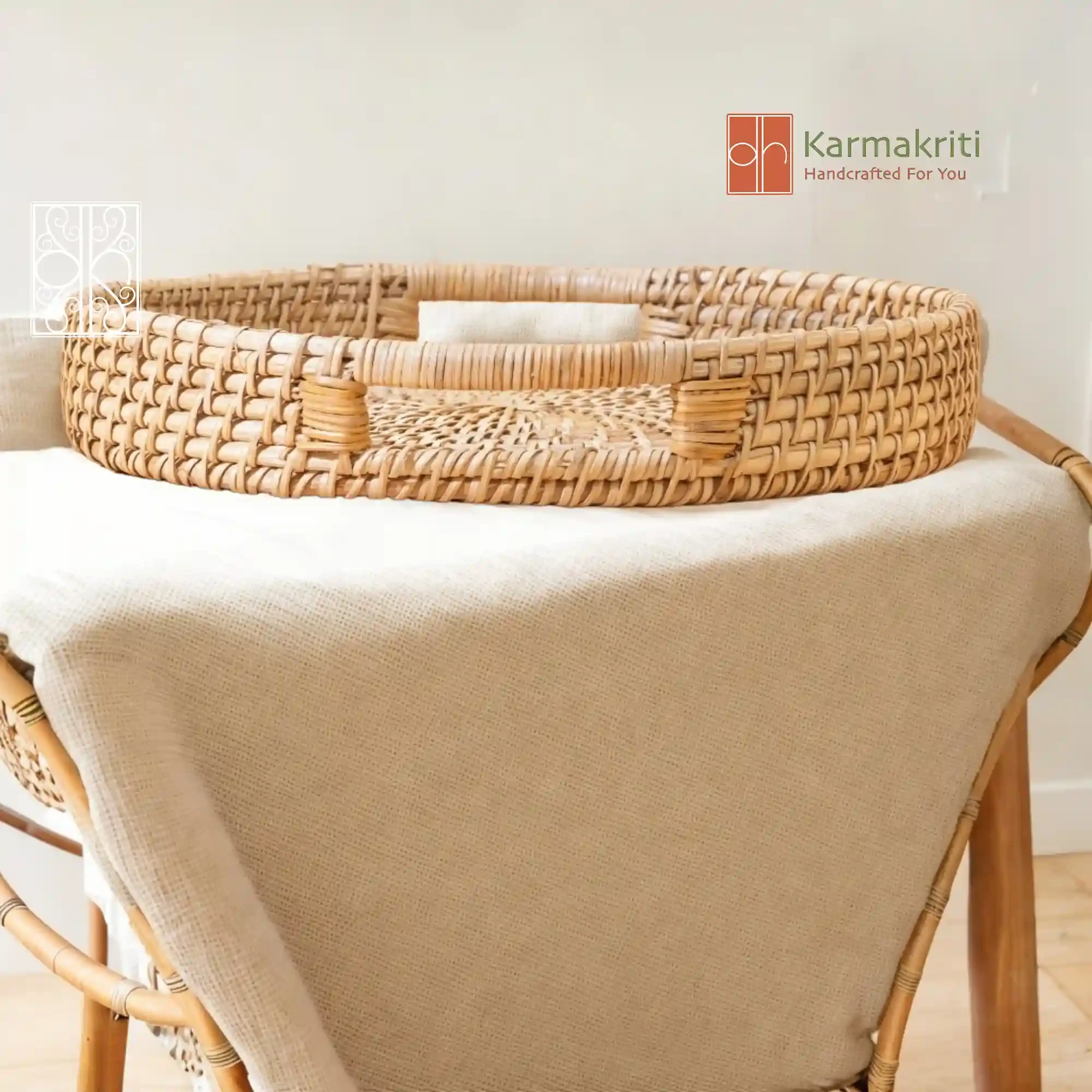 Handmade Rattan Tray