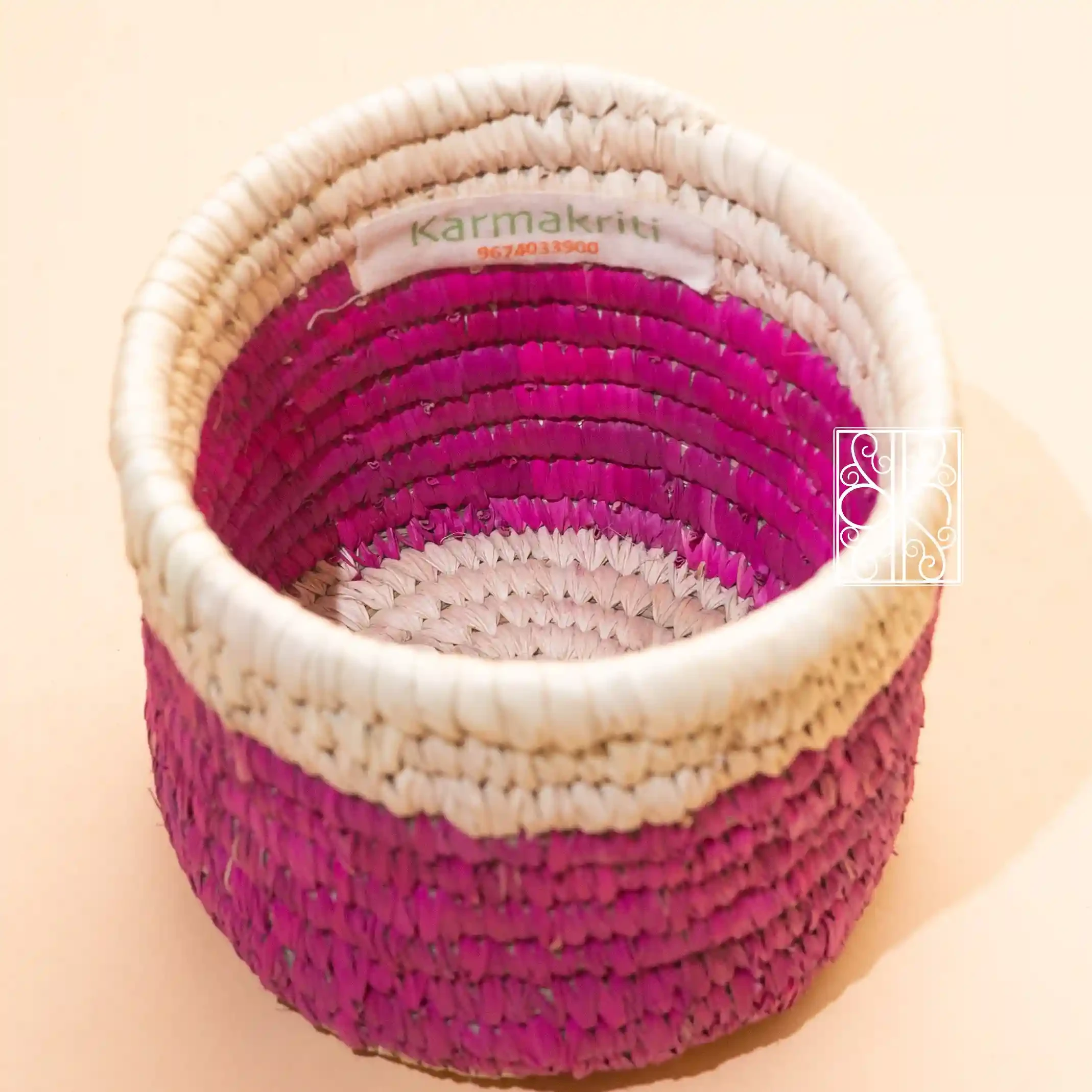 Buy Wicker Makeup Organizer | Seagrass penstand