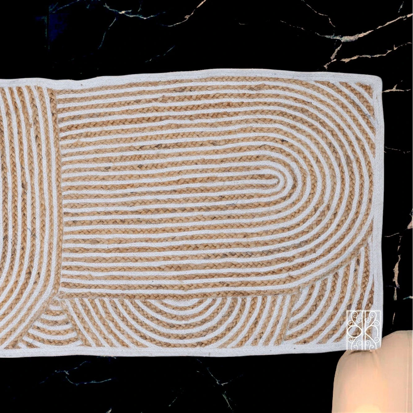 Jute and Cotton Rug